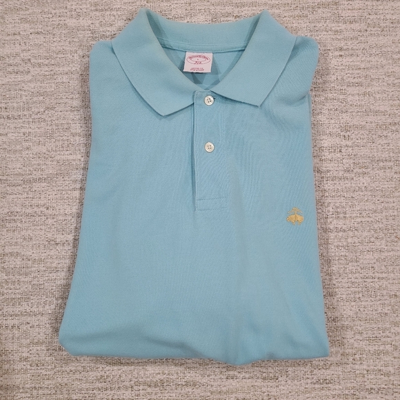 Brooks Brothers 346 & Performance Polo Shirts Lot Of 3 Size Large Mens Blue Red - Picture 8 of 16